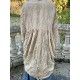 robe Tussar in Antique White Magnolia Pearl - 13