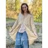 robe Tussar in Antique White Magnolia Pearl - 10
