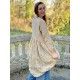 robe Tussar in Antique White Magnolia Pearl - 11