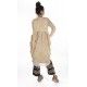 robe Tussar in Antique White Magnolia Pearl - 5