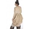 robe Tussar in Antique White Magnolia Pearl - 2