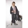veste kimono Piano in Midnight Magnolia Pearl - 12