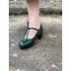 chaussures Chrissie Block Heel Vert Lulu Hun - 3