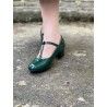 shoes Chrissie Block Heel Green Lulu Hun - 3