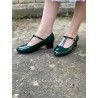 chaussures Chrissie Block Heel Vert Lulu Hun - 2