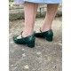 shoes Chrissie Block Heel Green Lulu Hun - 4