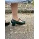 shoes Chrissie Block Heel Green Lulu Hun - 5