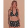 bikini top Cactus Black Collectif - 5