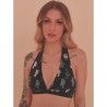 bikini top Cactus Black Collectif - 3