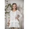 tunique Fanny en coton et dentelle blanche Jeanne d'Arc Living - 1