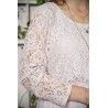 tunique Fanny en coton et dentelle rose Jeanne d'Arc Living - 4