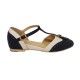 chaussures Parisienne Noir/Ivoire Charlie Stone - 2