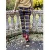 pantalon Luca Mustard Tartan Taille S Miss Candyfloss - 5