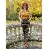 pantalon Luca Mustard Tartan Taille S Miss Candyfloss - 6