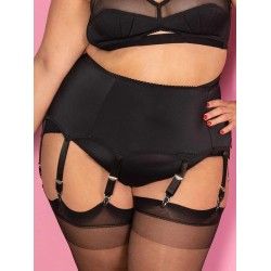 8 Strap Suspender Belt Liz L6112 Black What Katie Did - 1