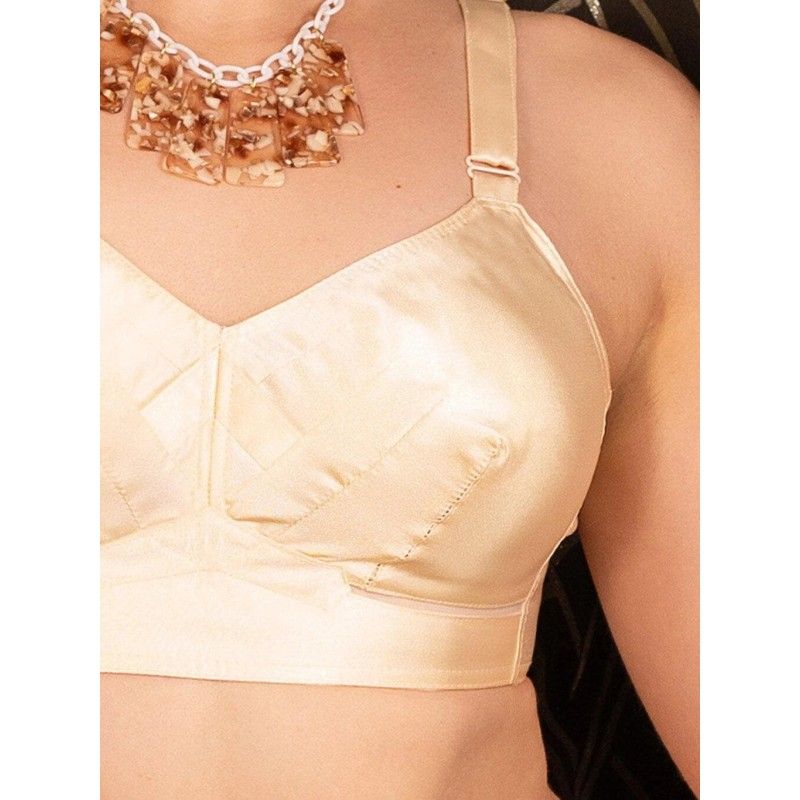 What Katie Did Vintage Peach Satin Padded Bullet Bra L6035 34A : What Katie  Did: : Clothing, Shoes & Accessories