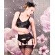 porte-jarretelles court Maitresse Nouveau L2122 Noir What Katie Did - 9
