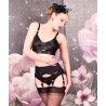 porte-jarretelles court Maitresse Nouveau L2122 Noir What Katie Did - 9