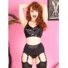 porte-jarretelles Maitresse Nouveau L2120 Noir What Katie Did - 12