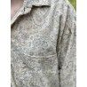 chemise Lucchese in Fleuri Magnolia Pearl - 14