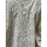 chemise Lucchese in Fleuri Magnolia Pearl - 15