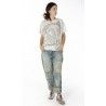 T-shirt Big Wave in Moonlight Magnolia Pearl - 9