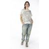 T-shirt Big Wave in Moonlight Magnolia Pearl - 10