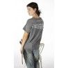 T-shirt Mahatma Gandhi - The Great Soul in Ozzy Magnolia Pearl - 9
