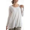 T-shirt Dylan in True Magnolia Pearl - 7