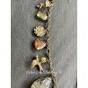 Collier Charm Agate in Gold Flower DKM Jewelry - 19
