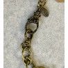 Collier Charm Agate in Gold Flower DKM Jewelry - 22