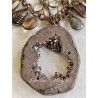 Necklace Large 4-strand charm in Plum Druzy DKM Jewelry - 16