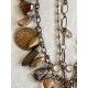 Necklace Large 4-strand charm in Plum Druzy DKM Jewelry - 21