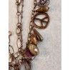 Collier Large 4-strand charm in Plum Druzy DKM Jewelry - 17