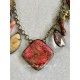 Necklace Magnesite Charm in Pink Geranium DKM Jewelry - 6