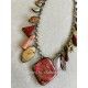 Necklace Magnesite Charm in Pink Geranium DKM Jewelry - 16