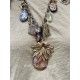 Collier Charm Agate in Gold Flower DKM Jewelry - 8