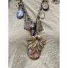 Collier Charm Agate in Gold Flower DKM Jewelry - 8