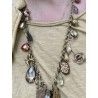 Collier Charm Agate in Gold Flower DKM Jewelry - 9