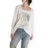 T-shirt Queen of Heaven Dylan in Moonlight Magnolia Pearl - 5