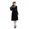 dress Clara Velvet Black Collectif - 2