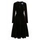 robe Clara Velvet Noir Collectif - 3