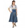 Apron-skirt 22995 Checked linen Ewa i Walla - 16