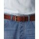 belt ANNY 99163 Brown leather Ewa i Walla - 9