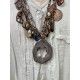 Necklace Large 4-strand charm in Plum Druzy DKM Jewelry - 12