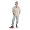 chemise Lucchese in Fleuri Magnolia Pearl - 12