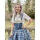 Apron-skirt 22995 Checked linen Ewa i Walla - 9