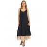robe 55709 viscose naturelle Vintage black Ewa i Walla - 6