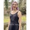 robe 55709 viscose naturelle Vintage black Ewa i Walla - 3