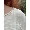 T-shirt Queen of Heaven Dylan in Moonlight Magnolia Pearl - 13